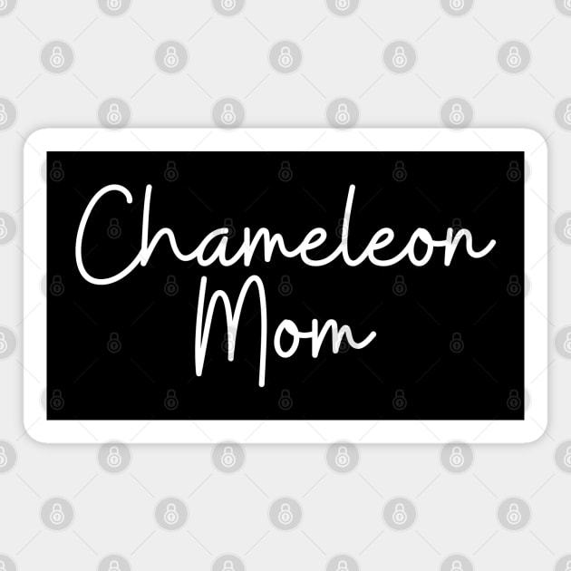 Chameleon Mom Magnet by HobbyAndArt